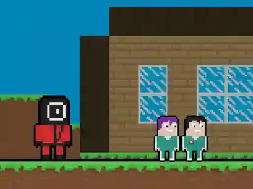 Spel Squid Escape But Blockworld aanlyn