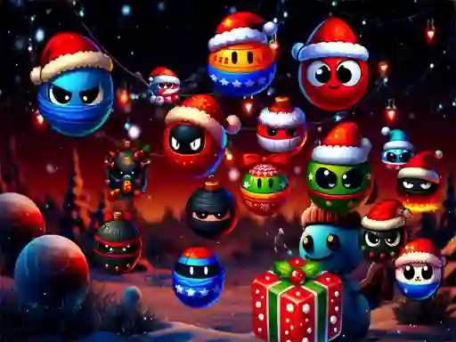 Spel Christmas Rush : Red and Friend Balls aanlyn