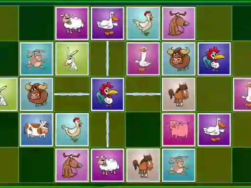 Spel Farm animals matching puzzles aanlyn
