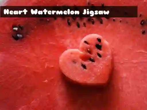 Spel Heart Watermelon Jigsaw aanlyn