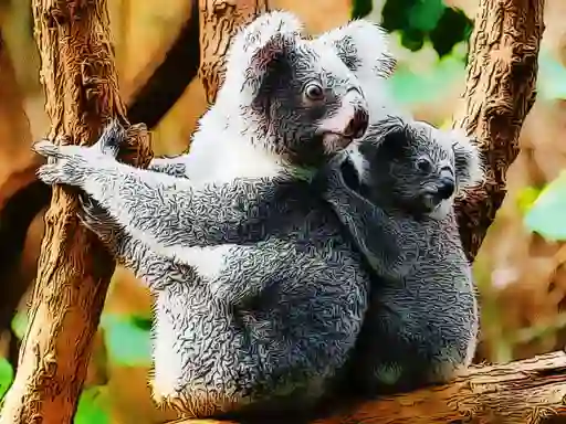 Spel Cute Baby Koala Bear aanlyn