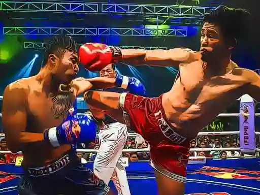 Spel MuayThai Fighters Jigsaw aanlyn