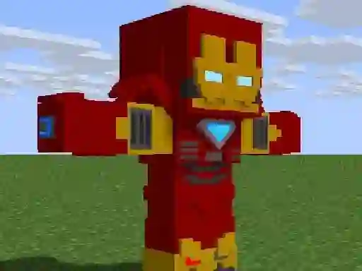 Spel Spot The Differences: Block Craft aanlyn