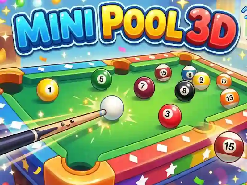 Spel Mini Pool 3D aanlyn