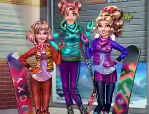 Spel Princesses Winter Holiday aanlyn