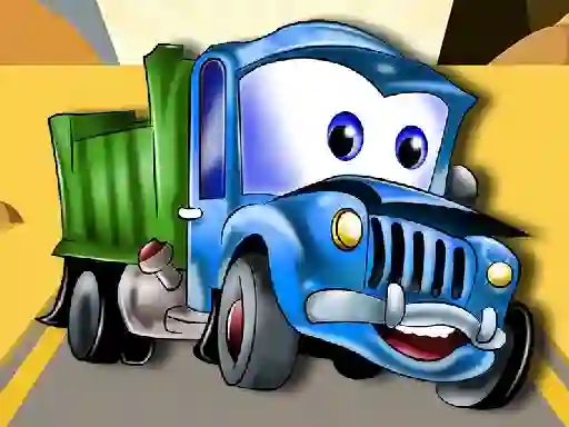 Spel Kids Truck Puzzle aanlyn