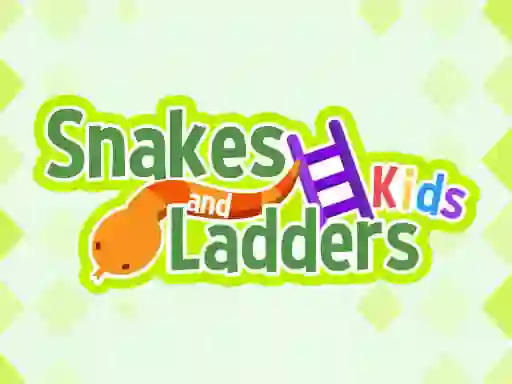 Spel Snakes and Ladders Kids aanlyn