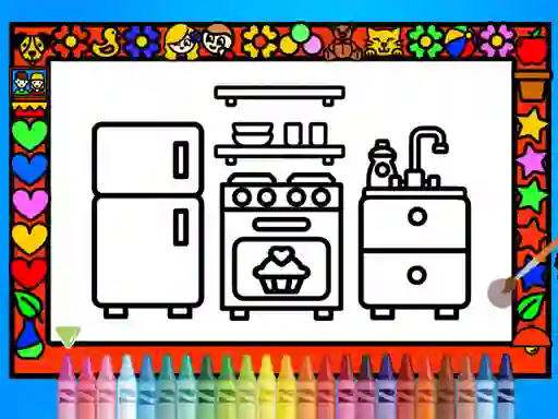 Spel Color and Decorate Rooms aanlyn