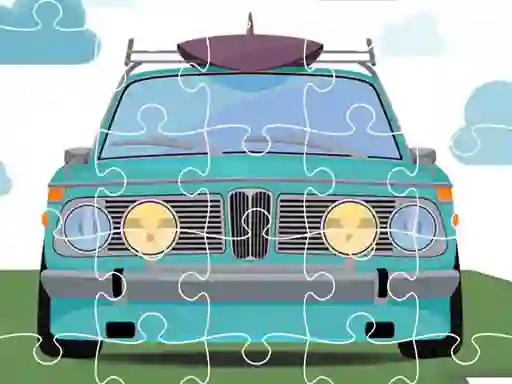 Spel Retro Cars Jigsaw aanlyn