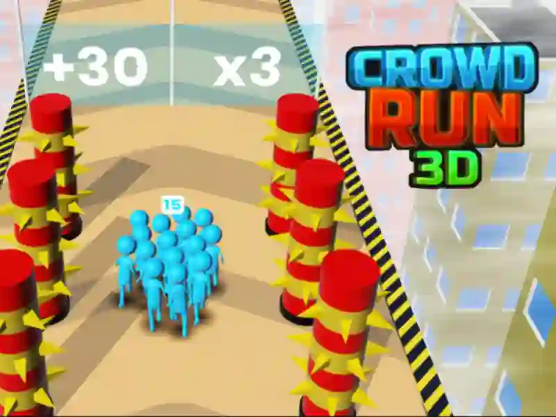 Spel Crowd Run 3D aanlyn