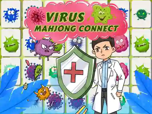 Spel Virus Mahjong Connection aanlyn