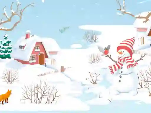 Spel Snowman Slide aanlyn