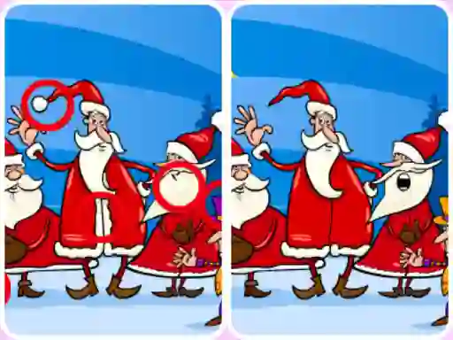 Spel Christmas Photo Differences-2 aanlyn