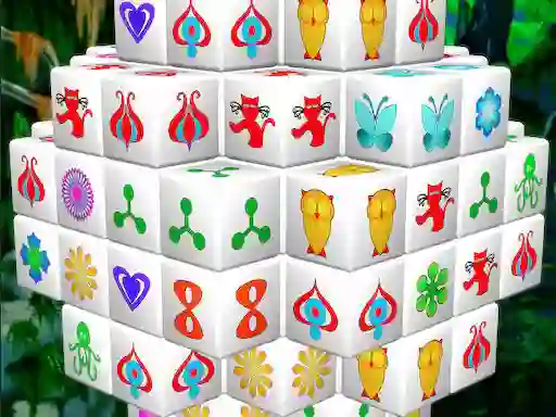 Spel Mahjong Connect 3d aanlyn