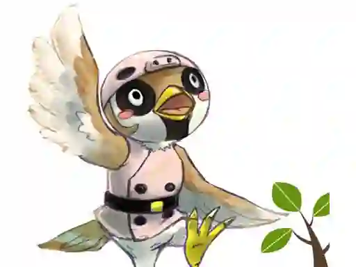 Spel Sparrow Flappy aanlyn
