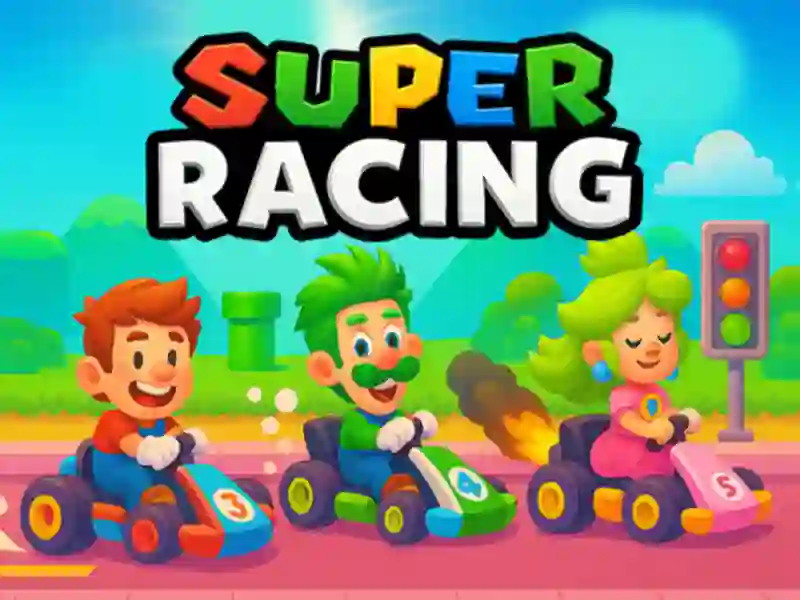 Spel Super Racing aanlyn