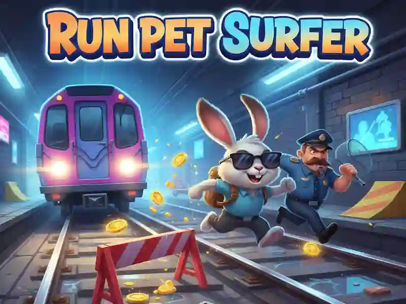 Spel Run Pet Surfer aanlyn