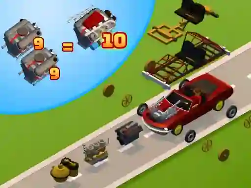 Spel Idle Drive: Merge, Upgrade, Drive aanlyn