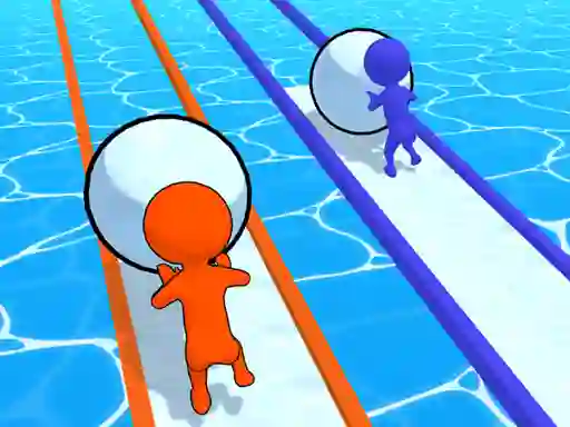 Spel Snowball Racing aanlyn