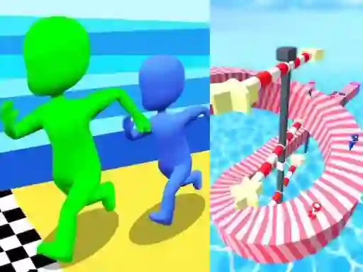 Spel Stickman Racing 3D aanlyn