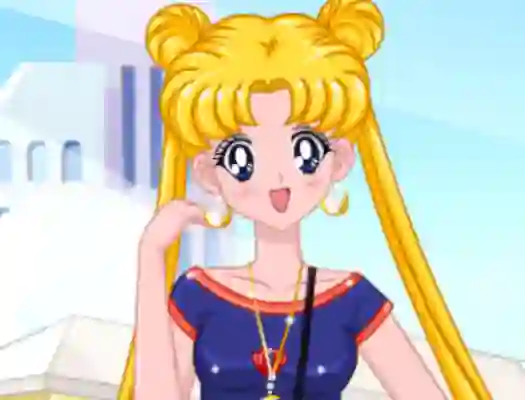 Spel Sailor Scout`s Summer Style aanlyn