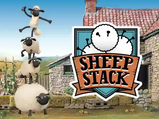 Spel Shaun The Sheep Sheep Stack aanlyn