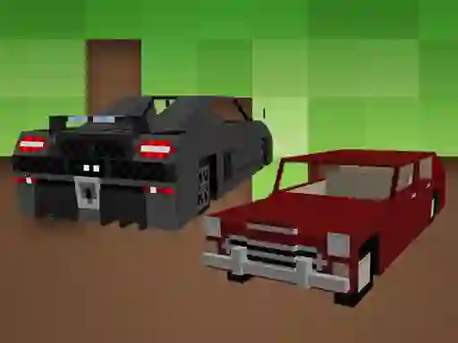 Spel Blockcraft Cars Jigsaw aanlyn