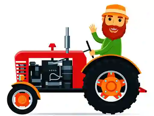 Spel Cartoon Farm Traktors aanlyn