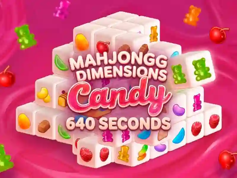 Spel Mahjongg Dimensions Candy 640 seconds aanlyn