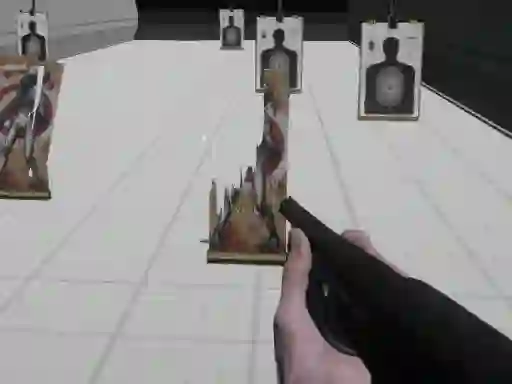 Spel Shooting Range Simulator aanlyn