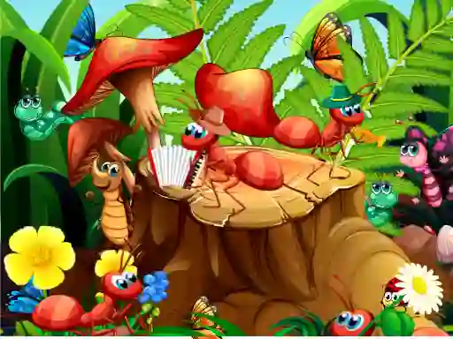 Spel Hidden Objects Insects aanlyn