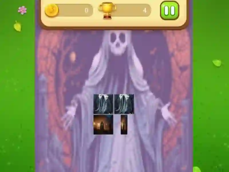 Spel Ghost Memory Match aanlyn