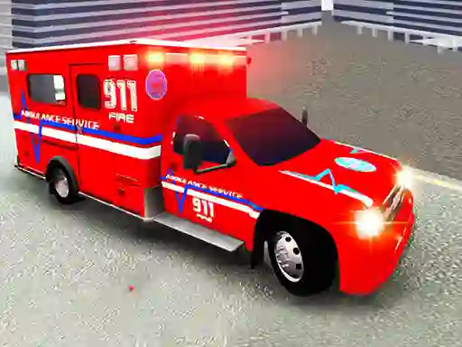 Spel City Ambulance Driving aanlyn