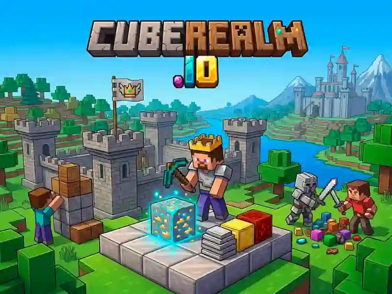 Spel CubeRealm.io aanlyn