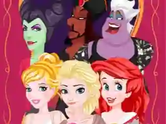Spel Princess vs Villain Face Swap aanlyn
