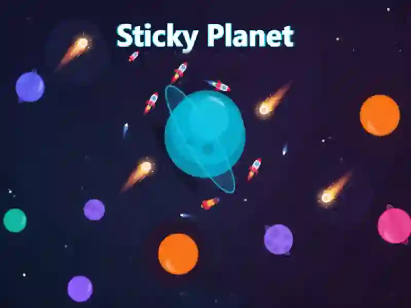 Spel Sticky Planet aanlyn