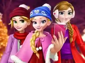 Spel Princess Christmas Selfie aanlyn