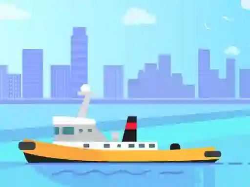 Spel Big Boats Coloring aanlyn