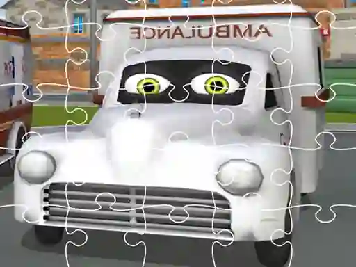 Spel Ambulance Trucks Jigsaw aanlyn