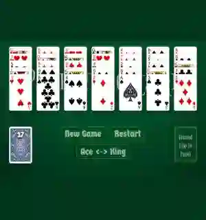 Spel Patience Solitaire aanlyn