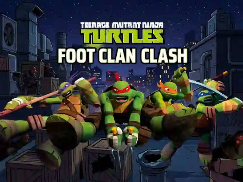 Spel Teenage Mutant Ninja Turtles Foot Clan Clash aanlyn