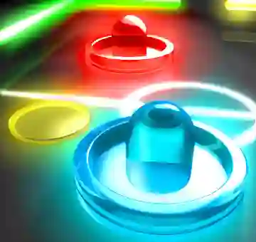 Spel Neon Hockey aanlyn