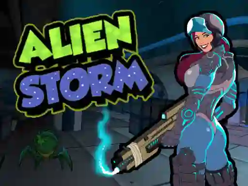Spel Alien Storm aanlyn