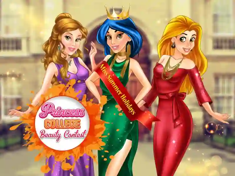 Spel Princess College Beauty Contest aanlyn