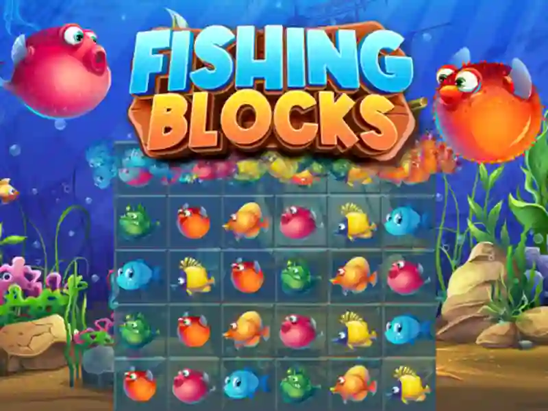 Spel Fishing Blocks aanlyn