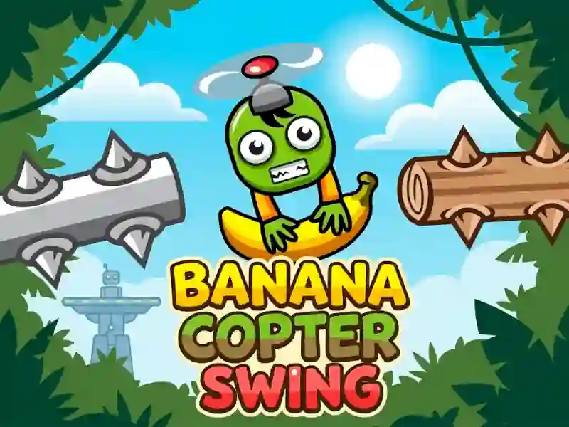 Spel Banana Copter Swing aanlyn