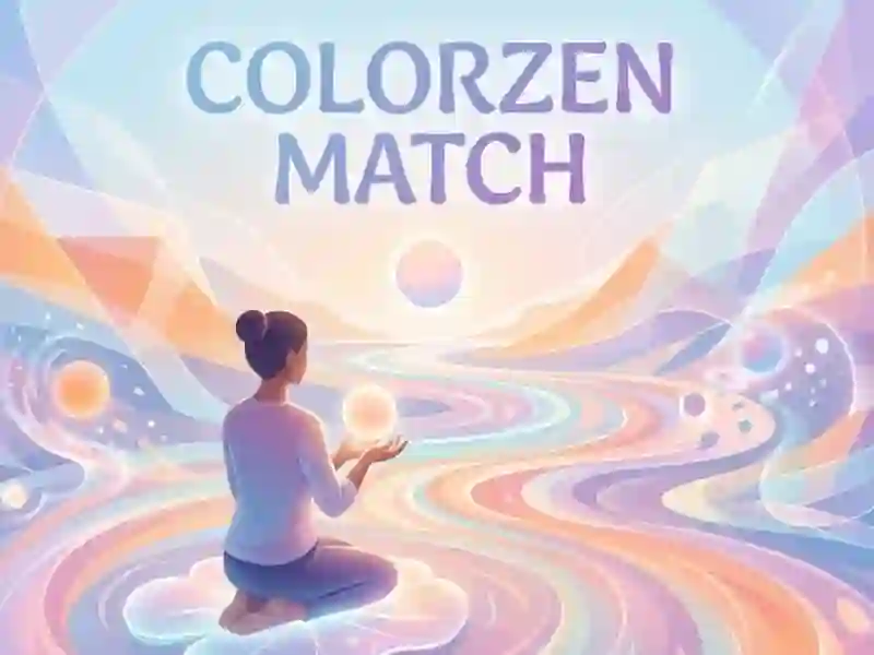 Spel ColorZen Match aanlyn