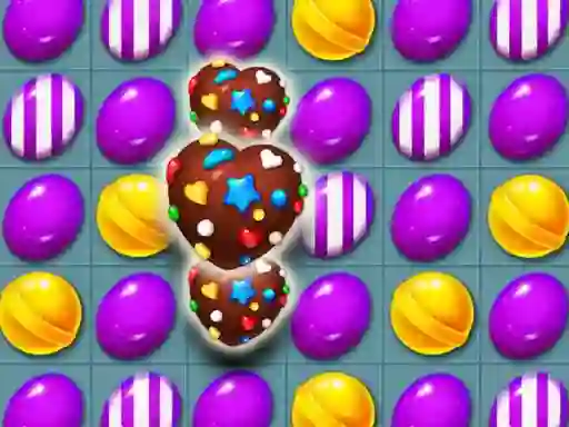 Spel Candy Match-3 kit aanlyn