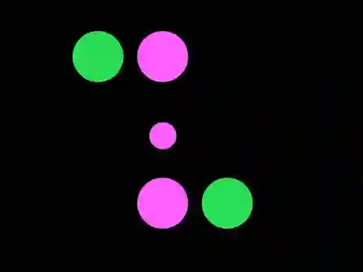 Spel Dots vs Dots aanlyn