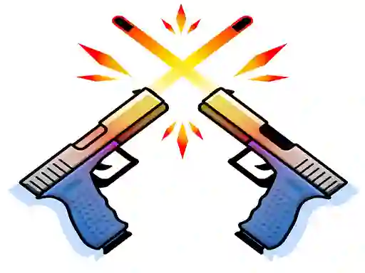 Spel Double Gun Strike aanlyn